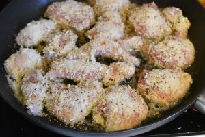 Panerede mørbradbøffer - pankopaneret mørbrad