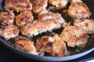 Panerede mørbradbøffer - pankopaneret mørbrad