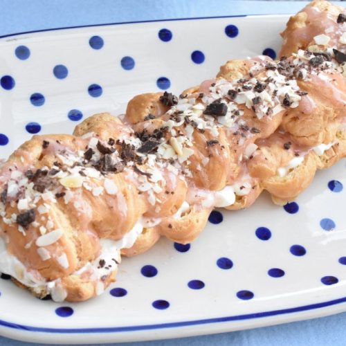Fastelavnsbollestang - walesstang med konditorcreme