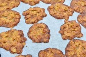 Cornflakes småkager - sprøde cookies med cornflakes