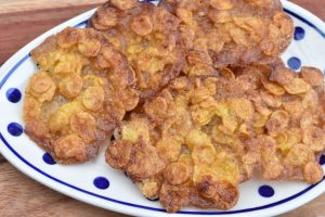 Cornflakes småkager - sprøde cookies med cornflakes