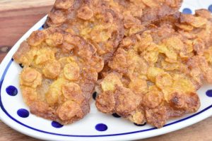 Cornflakes småkager - sprøde cookies med cornflakes