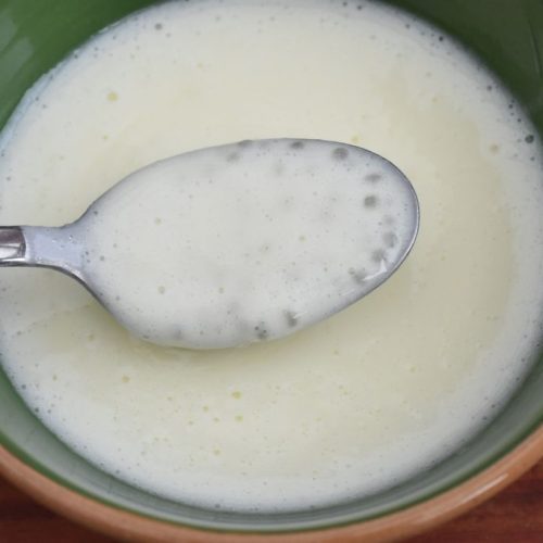 Sagosuppe - nem opskrift på gul sago suppe