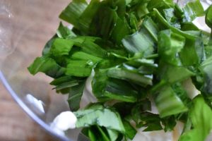 Aioli med ramsløg - nem ramsløgsaioli med hvidløg