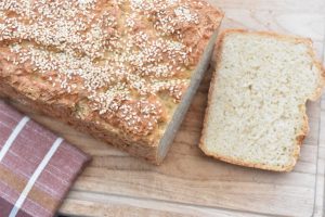 Franskbrød i form med skyr - opskrift