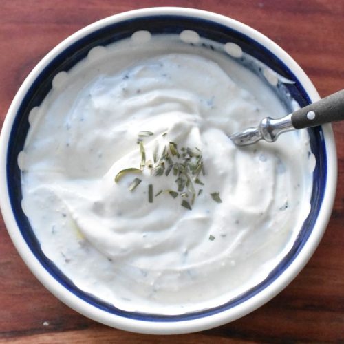 Bearnaisecreme - opskrift på nem bearnaisesauce med creme fraiche