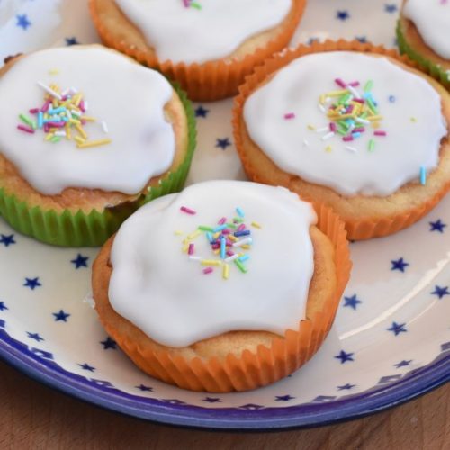 Citronmåne muffins - nem opskrift