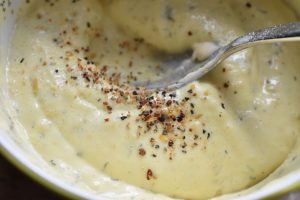 Kold remouladesovs - nem opskrift