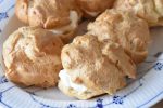 Påske vandbakkelser med citroncreme - nem opskrift
