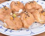 Påske vandbakkelser med citroncreme - nem opskrift