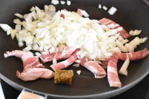 Pasta med asparges, bacon, citron & parmesan - opskrift