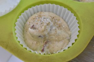 Rabarbermuffins med kardemomme - svampede muffins