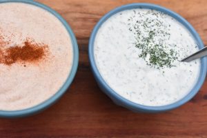 Dressing til tunmousse - opskrift på 2 slags dressinger