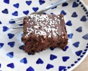 Chokoladekage med kokos - kakaokage i bradepande