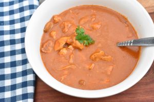 Kalkun stroganoff opskrift - lækker kalkun gryderet