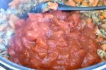 One pot spaghetti bolognese med hakket kylling - nem opskrift