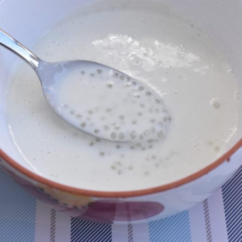 Sagovælling - opskrift på vælling med sagogryn