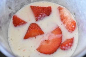 Jordbær banan smoothie - opskrift