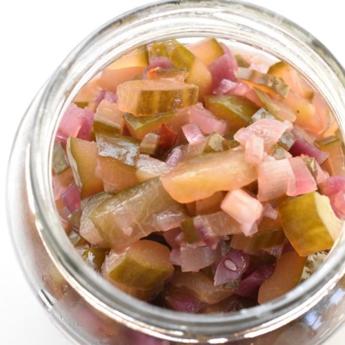 Agurkerelish - nem opskrift på relish til burger og hotdogs
