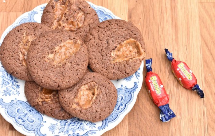 DSC_0981 • nogetiovnen.dk Dumle cookies med dumle karameller - opskrift