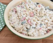 DSC_1042 • nogetiovnen.dk Pastasalat med pikantost - cremet og lækker - nem opskrift