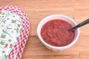 DSC_0175 • nogetiovnen.dk Jordbær rabarber kompot - opskrift