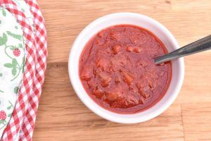 DSC_0176 • nogetiovnen.dk Jordbær rabarber kompot - opskrift