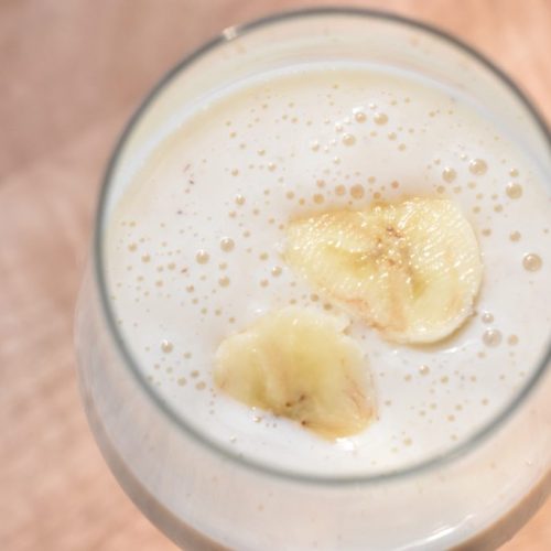 Banan milkshake - nem opskrift på bananmilkshake