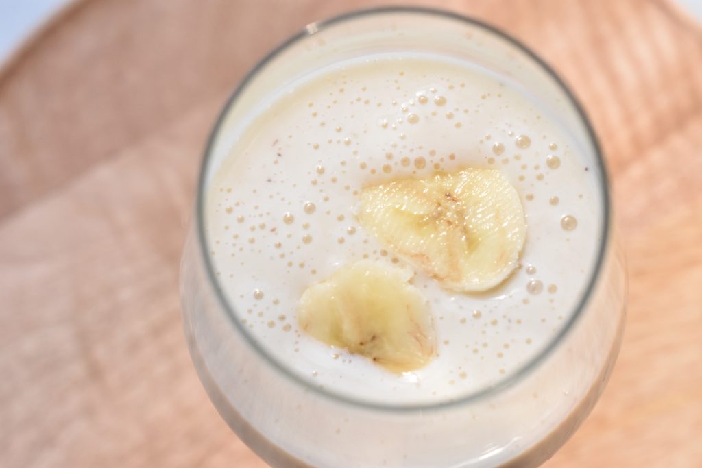 Banan milkshake - nem opskrift på bananmilkshake