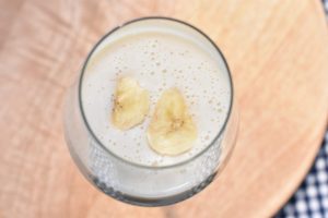 Banan milkshake - nem opskrift på bananmilkshake