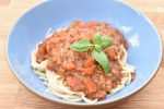 Kyllinge bolognese med hakket kylling - opskrift