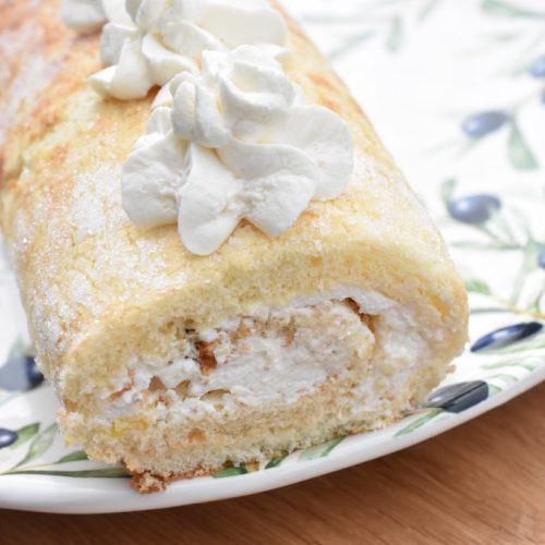 Citronroulade - luftig roulade med citroncreme