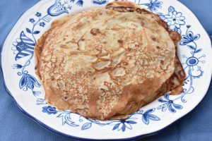 Pandekager med koldskål - opskrift på koldskålspandekager