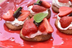 Små jordbærtærter på 5 min. - portionsanrettet