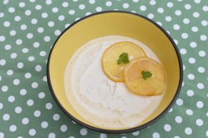 Creme fraiche dressing med citron