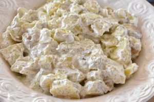 Kartoffelsalat med dild - nem opskrift