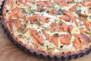 DSC_0253 • nogetiovnen.dk Laksetærte - opskrift på tærte med røget laks
