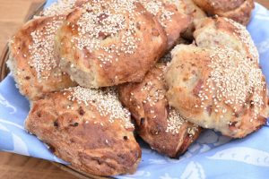 Æltefri madpakkeboller med skinke