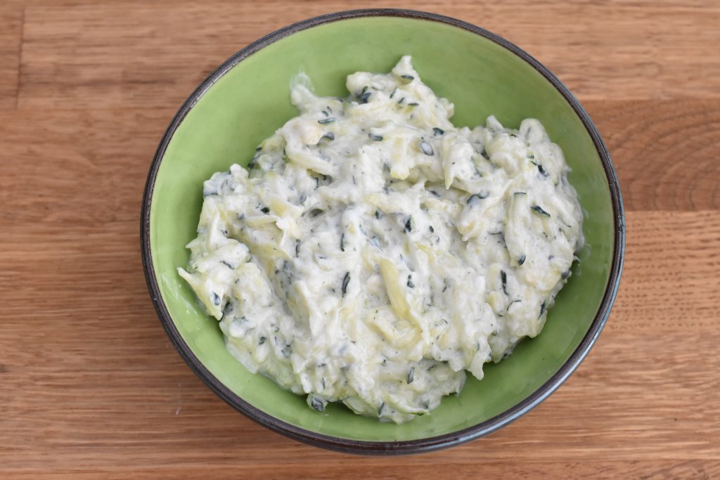Tzatziki med squash - cremet og lækker