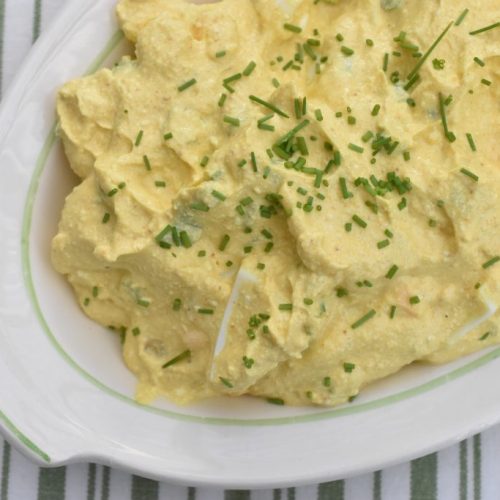 Æggesalat med hytteost - nem, sund og cremet