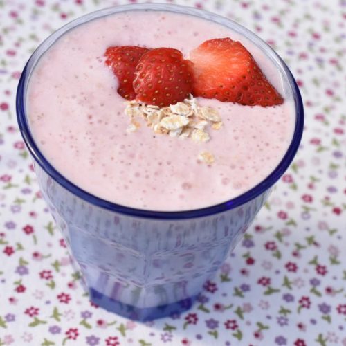 Morgenmads smoothie med havregryn - nem opskrift