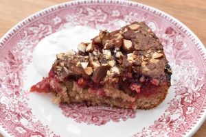 Blommekage med mandler – lækker kage opskrift