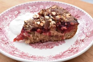 Blommekage med mandler – lækker kage opskrift