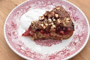 Blommekage med mandler – lækker kage opskrift