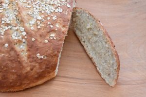 DSC_0001 • nogetiovnen.dk Havrebrød - opskrift på hurtigt havregrynsbrød