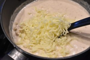 Pasta Alfredo med kylling - opskrift på nem pastaret