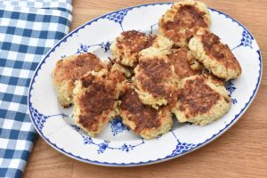 Blomkålsfrikadeller - opskrift på lækre vegetardeller