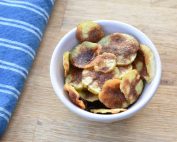 Chips i mikroovn opskrift - hjemmelavede franske kartofler