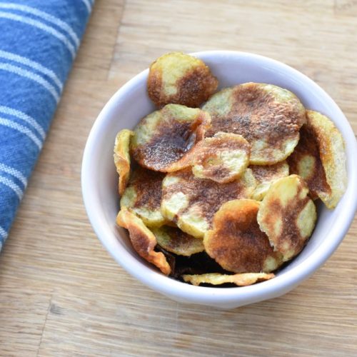 Chips i mikroovn opskrift - hjemmelavede franske kartofler