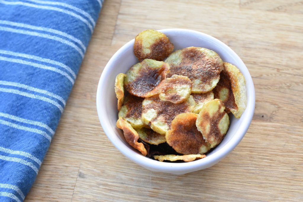 Chips i mikroovn opskrift - hjemmelavede franske kartofler